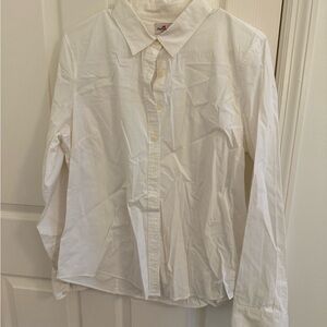 J. Crew Women’s White Button-Up Shirt
